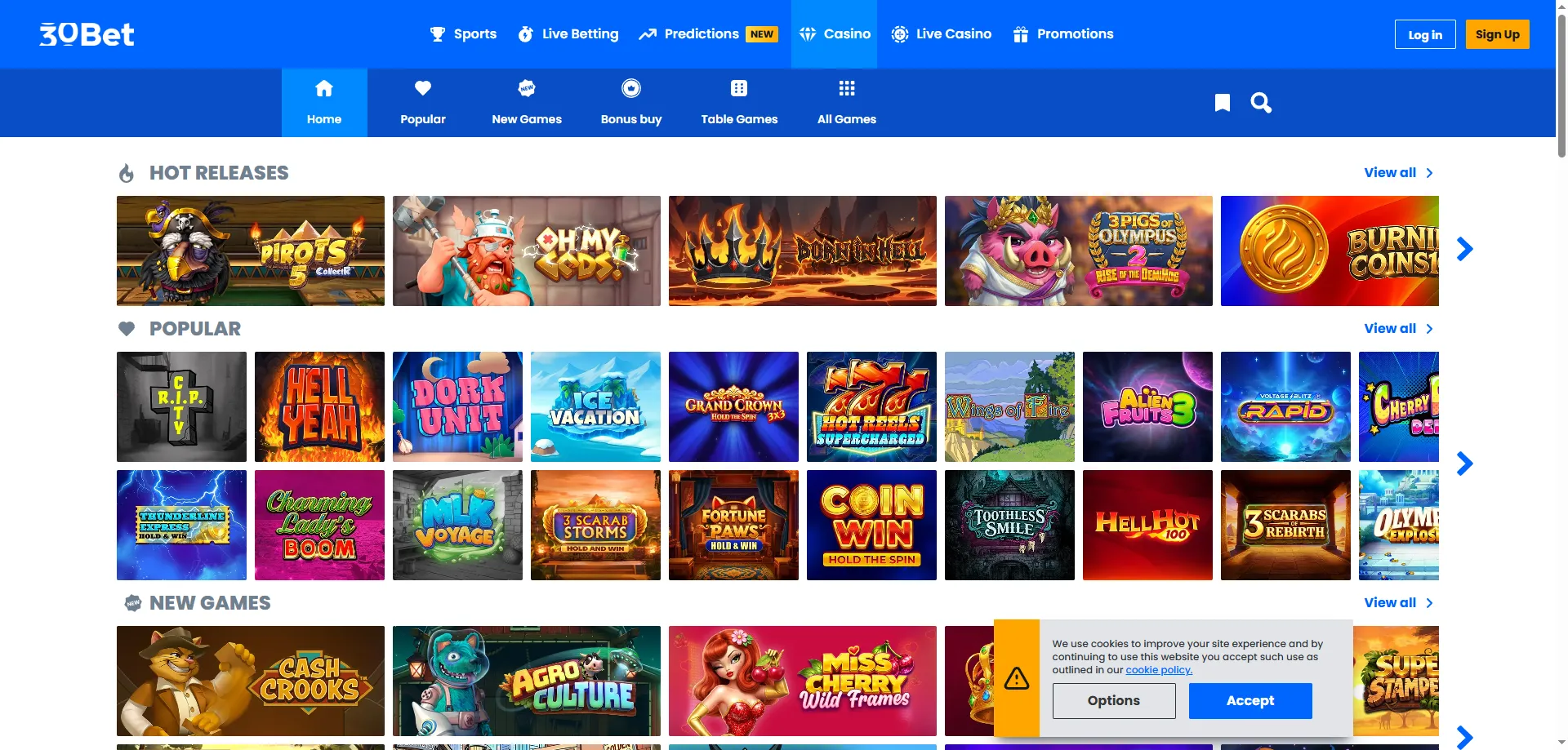 Tipos de bônus de boas-vindas no 30bet Casino para novos jogadores