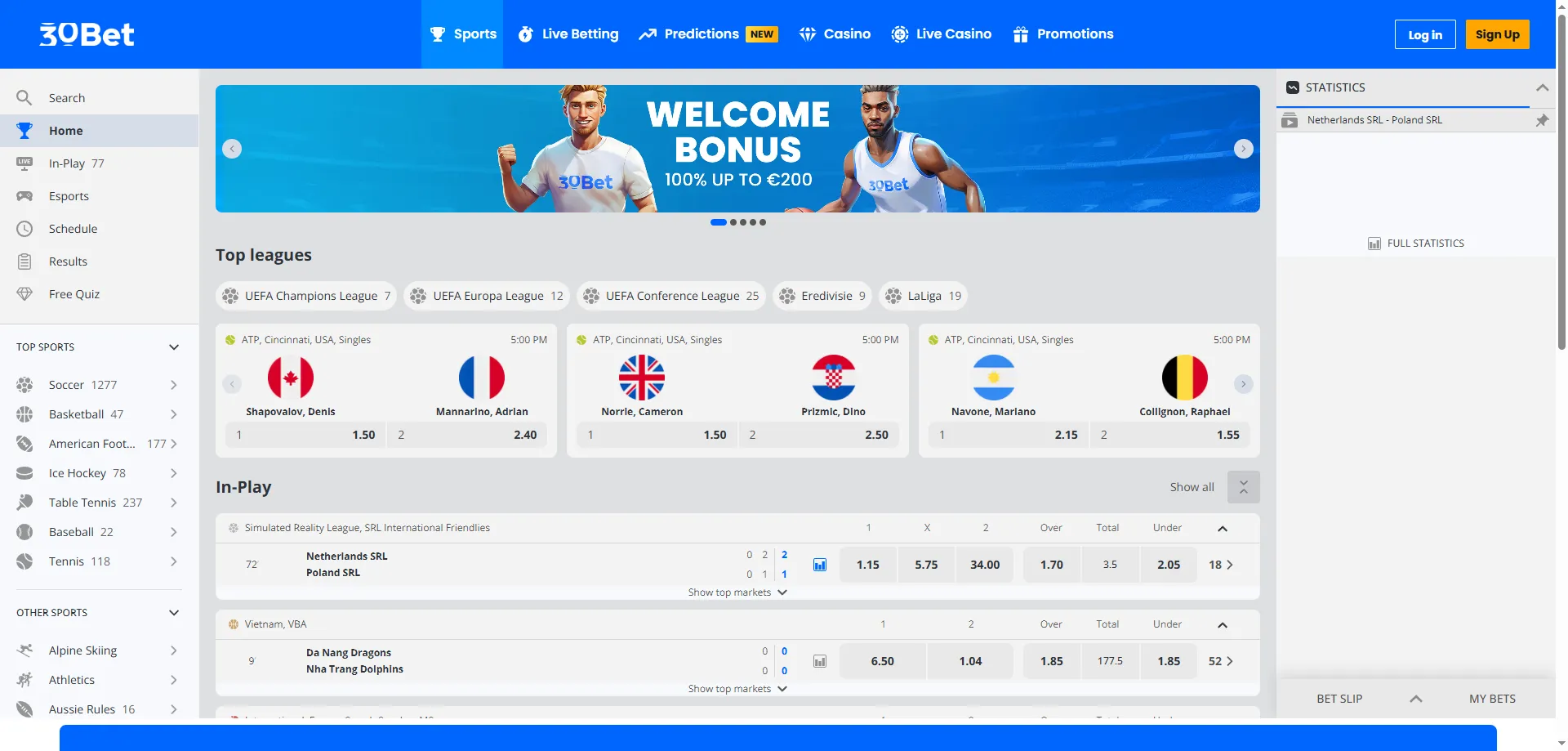 30bet Casino no celular — acesso pelo navegador móvel sem download